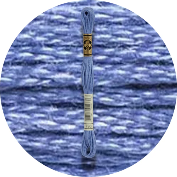 Mouliné Spécial 25 Bleu/Violet 0793