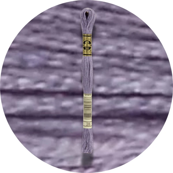 Mouliné Spécial 25 Bleu/Violet 0028