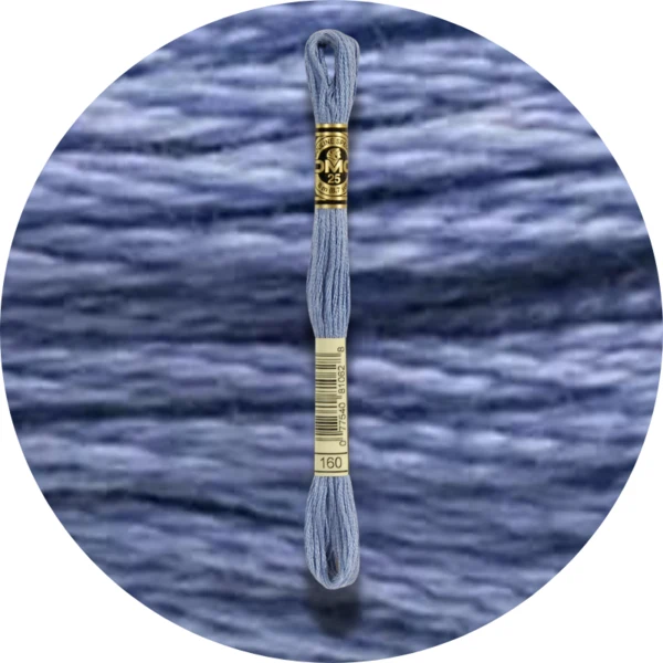 Mouliné Spécial 25 Bleu/Violet 0160