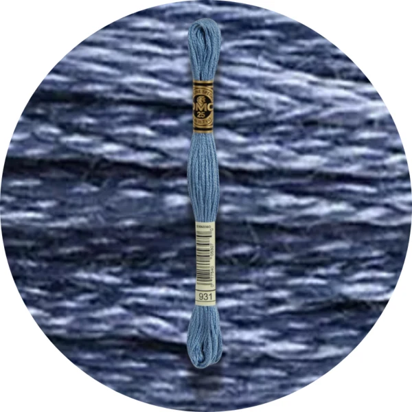 Mouliné Spécial 25 Bleu/Violet 0931
