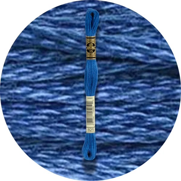 Mouliné Spécial 25 Bleu/Violet 0825