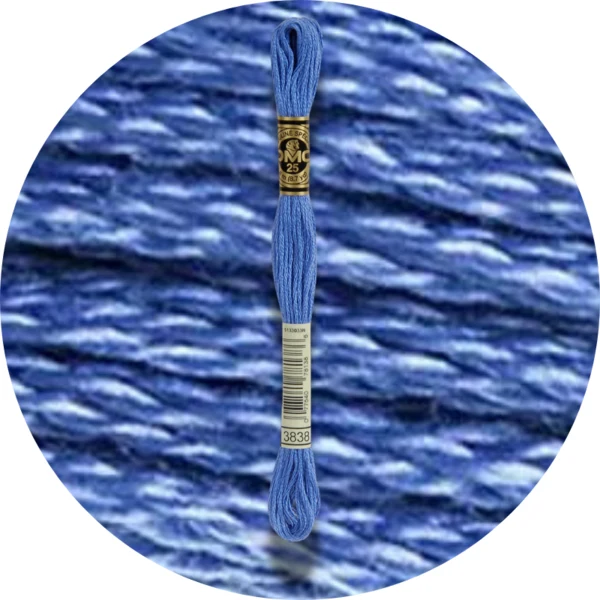 Mouliné Spécial 25 Bleu/Violet 3838