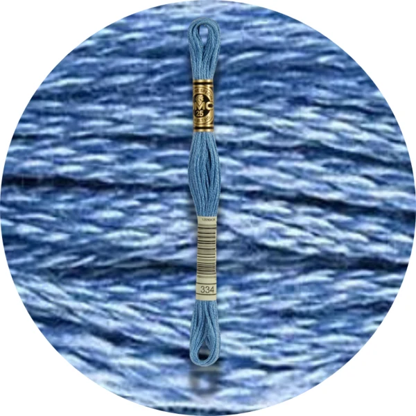 Mouliné Spécial 25 Bleu/Violet 0334