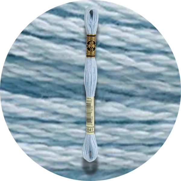 Mouliné Spécial 25 Bleu/Violet 3841