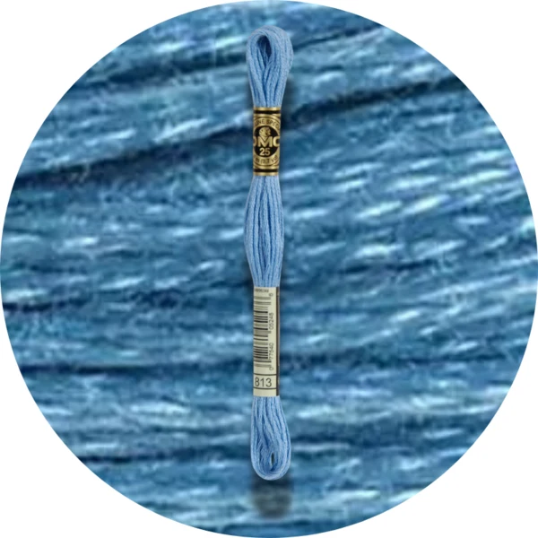 Mouliné Spécial 25 Bleu/Violet 0813