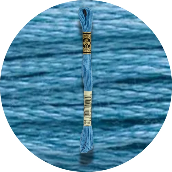 Mouliné Spécial 25 Bleu/Violet 0518