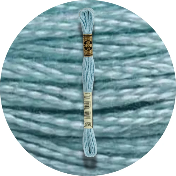 Mouliné Spécial 25 Bleu/Violet 0598