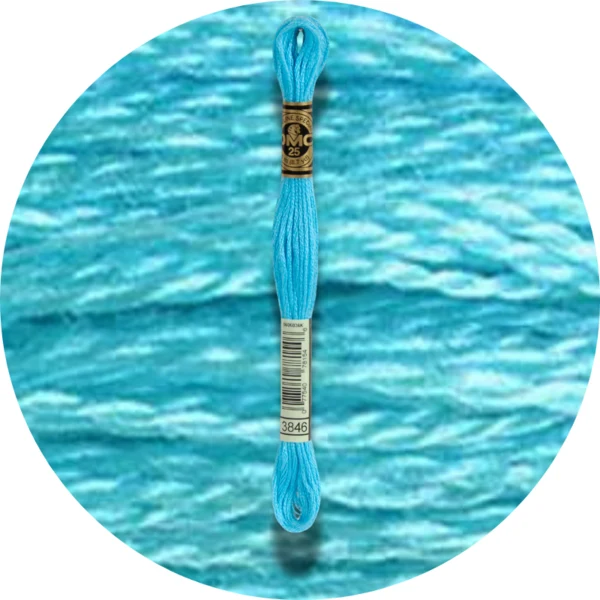 Mouliné Spécial 25 Bleu/Violet 3846