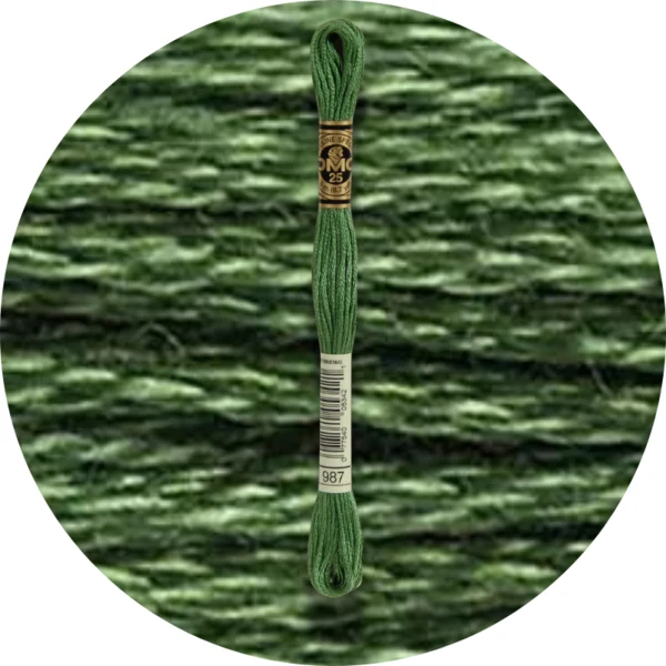 Mouliné Spécial 25 Vert 0987