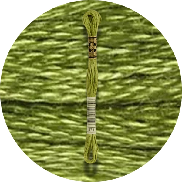 Mouliné Spécial 25 Vert 0471
