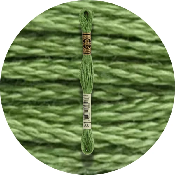 Mouliné Spécial 25 Vert 0988