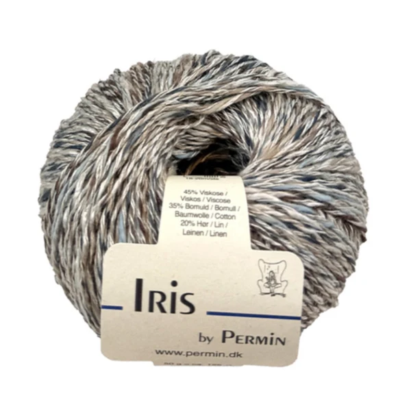 Permin Iris 20 Tons bleu/beige