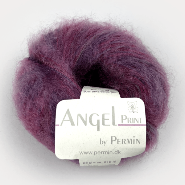 Permin Angel print 64 Tons de Violet