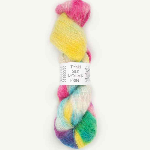 Sandnes Tynn Silk Mohair Print 4665 Tutti Frutti