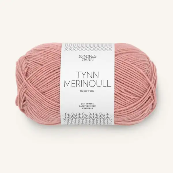 Sandnes Tynn Merinoull 4033 Fleur de Pêcher