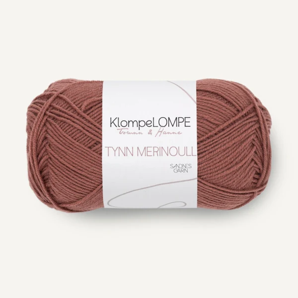Sandnes KlompeLompe Tynn Merinoull 4043 Rose Prune