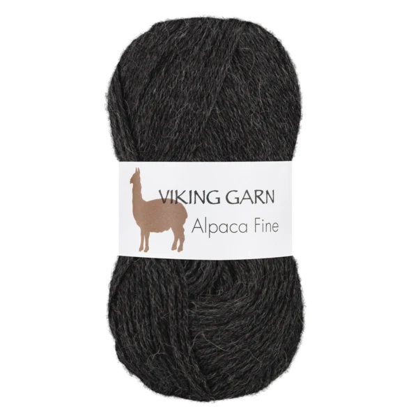 Viking Alpaca Fine 603 Noir/Anthracite