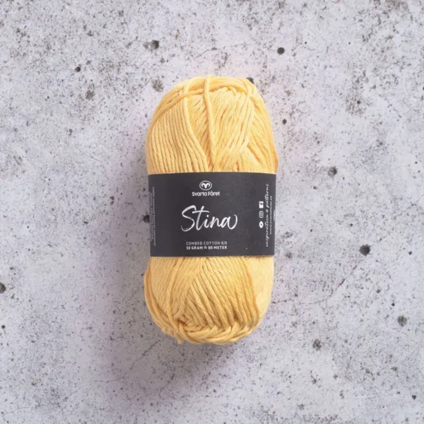 Svarta Fåret Stina 231 Jaune bouton d'or