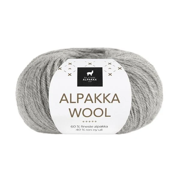 Du Store Alpakka Wool 502 Gris clair chiné