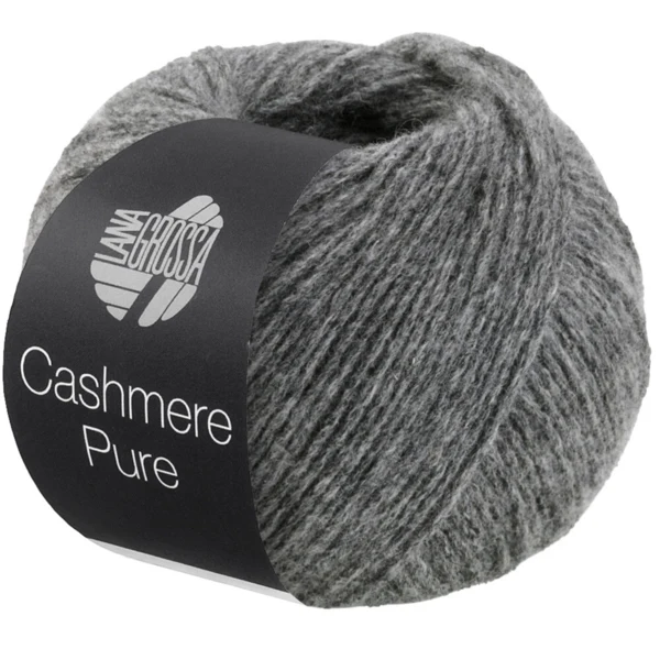 Lana Grossa Cashmere Pure 06 Gris chiné