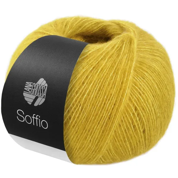 Lana Grossa Soffio 31 Jaune moutarde
