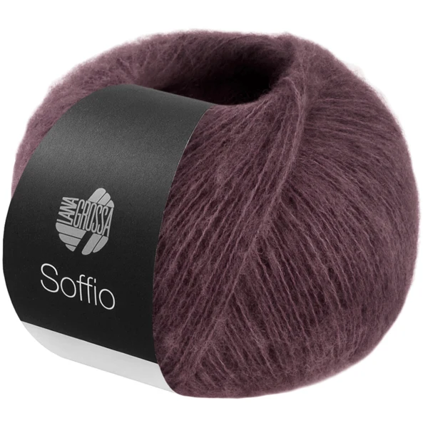 Lana Grossa Soffio 41 Brun foncé