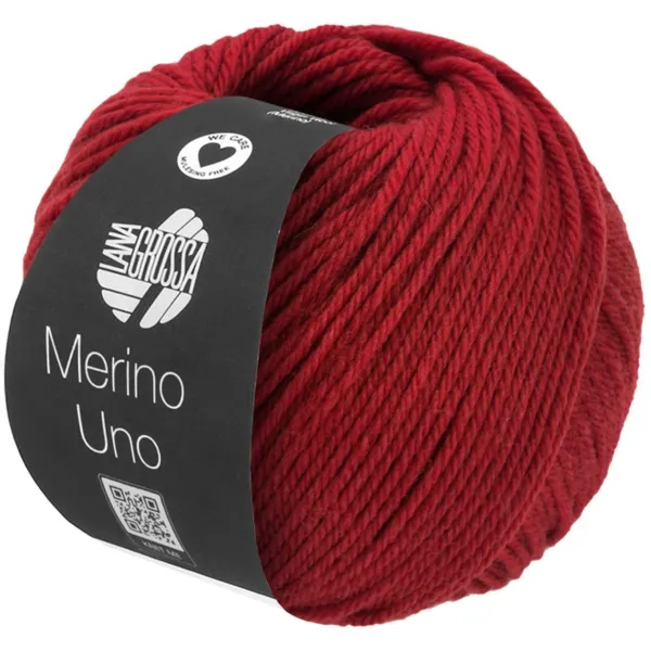 Lana Grossa Merino Uno 82 Donkerrood