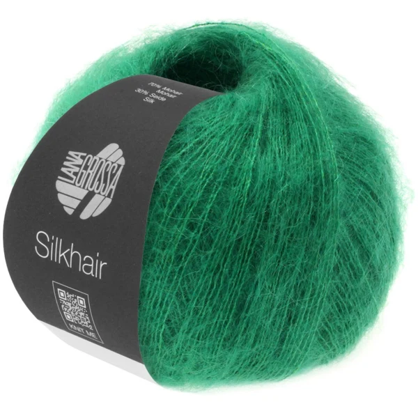 Lana Grossa Silkhair 156 Smaragdgroen