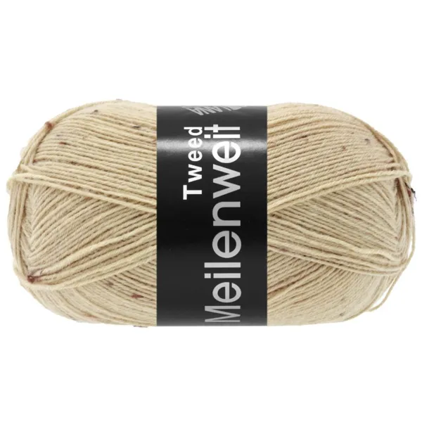 Lana Grossa Meilenweit 100 Tweed 178 Beige chiné