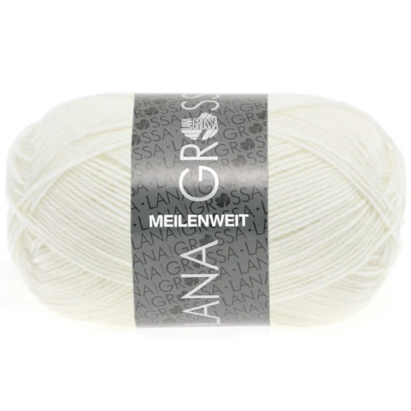 Lana Grossa Meilenweit 50 1101 Blanc