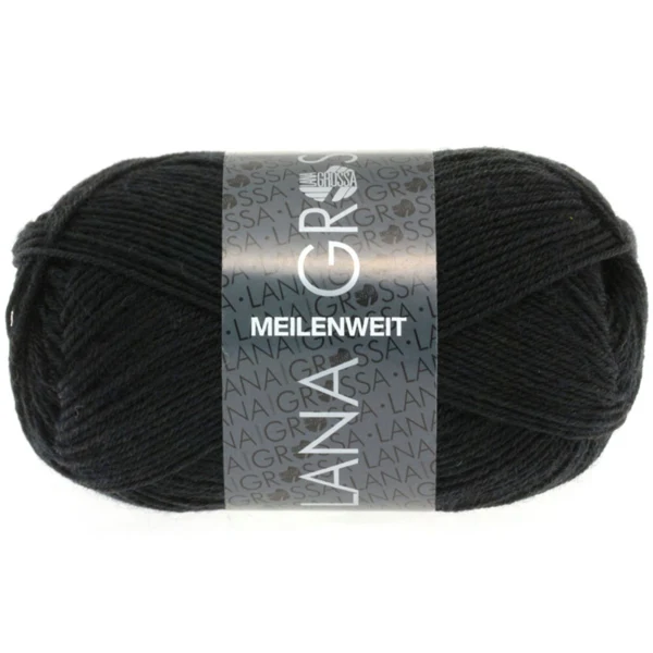 Lana Grossa Meilenweit 50 1106 Noir