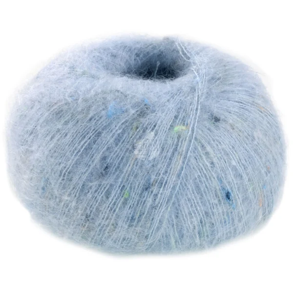 Lana Grossa Natural Superkid Tweed 618 Bleu clair