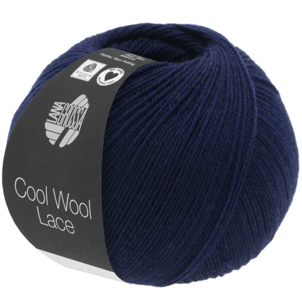 Lana Grossa Cool Wool Lace 23 Bleu  nuit