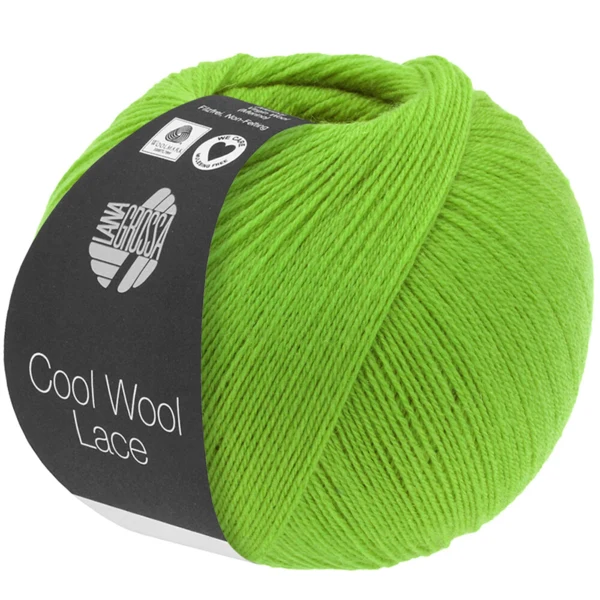 Lana Grossa Cool Wool Lace 55 Vert printemps