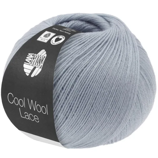 Lana Grossa Cool Wool Lace 62 Bleu pastel