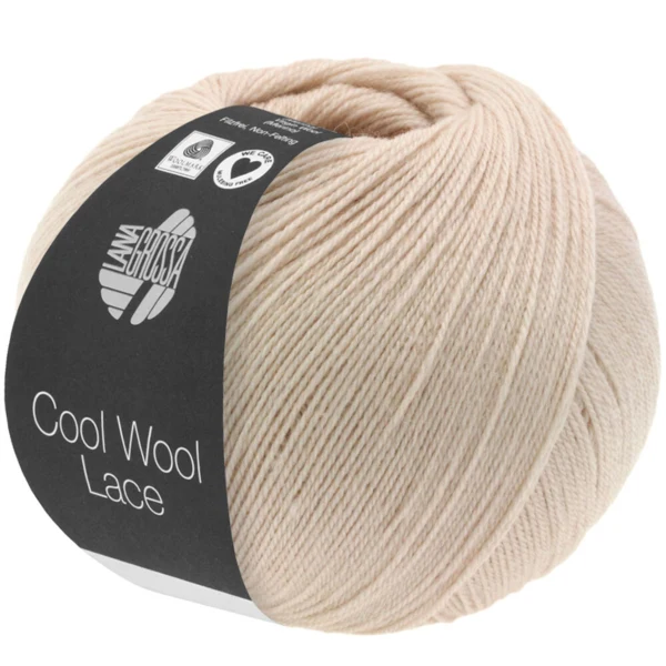 Lana Grossa Cool Wool Lace 13 Beige clair