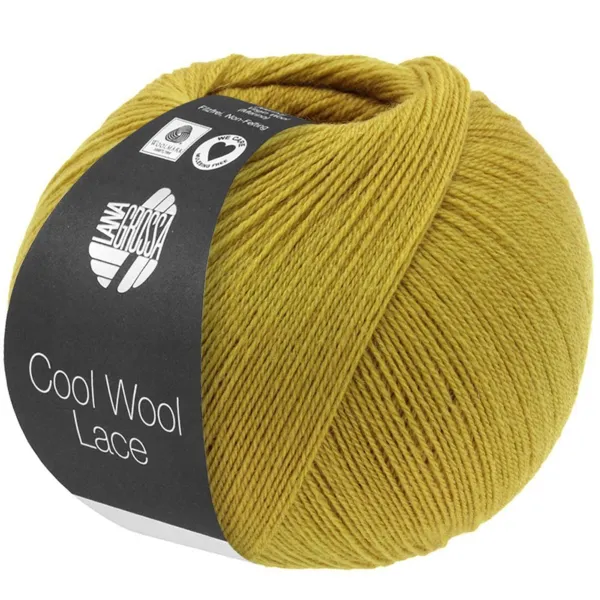 Lana Grossa Cool Wool Lace 63 Moutarde