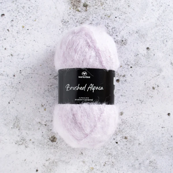 Svarta Fåret Brushed Alpaca 004 Kauwgom roze