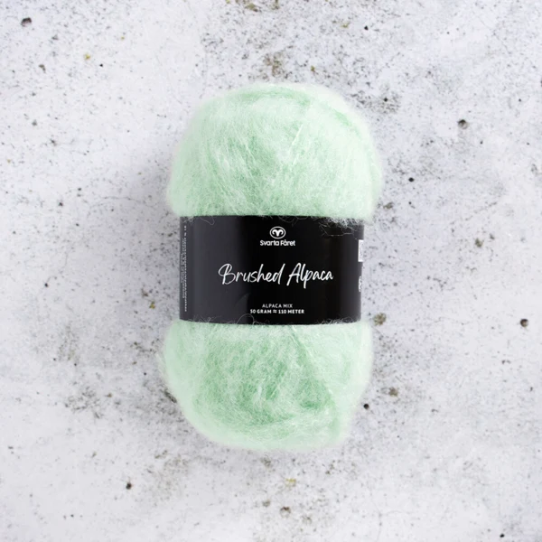 Svarta Fåret Brushed Alpaca 012 Groene fluistering