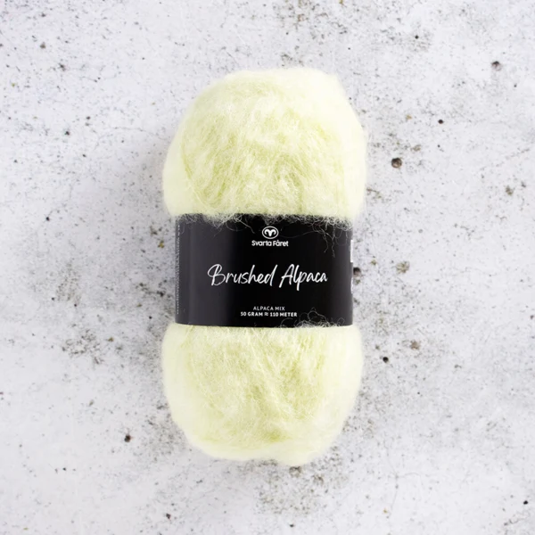 Svarta Fåret Brushed Alpaca 005 Citroen sorbet