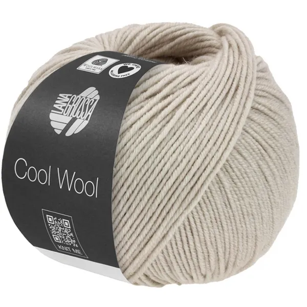 Lana Grossa Cool Wool Mélange 1491 Grège chiné