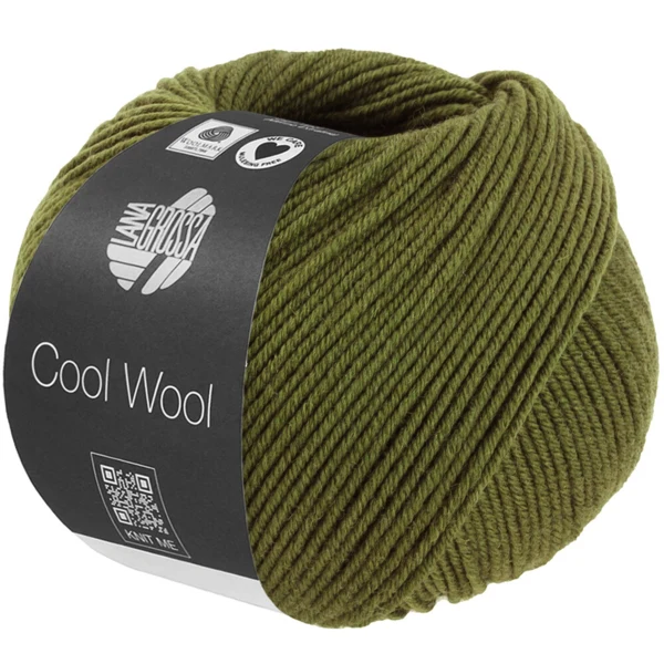 Lana Grossa Cool Wool Mélange 1506 Olive chiné