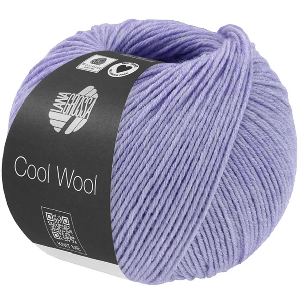Lana Grossa Cool Wool Mélange 1498 Parme chiné