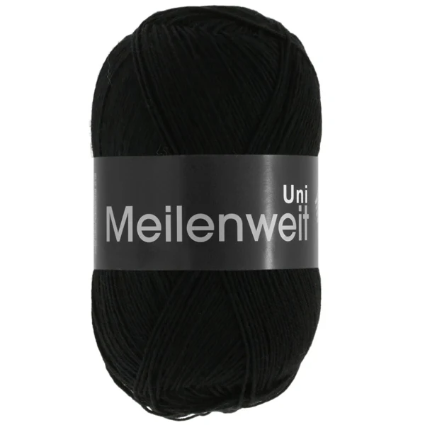 Lana Grossa Meilenweit 100 1106 Noir