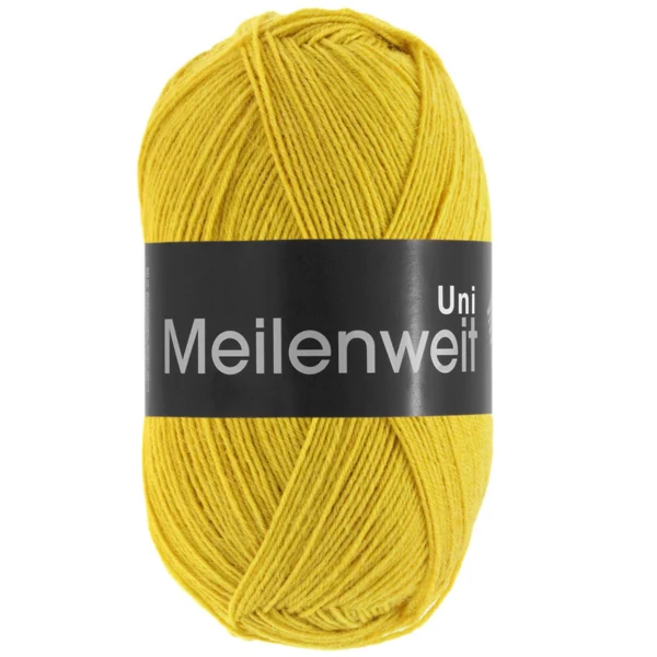 Lana Grossa Meilenweit 100 1370 Jaune moutarde