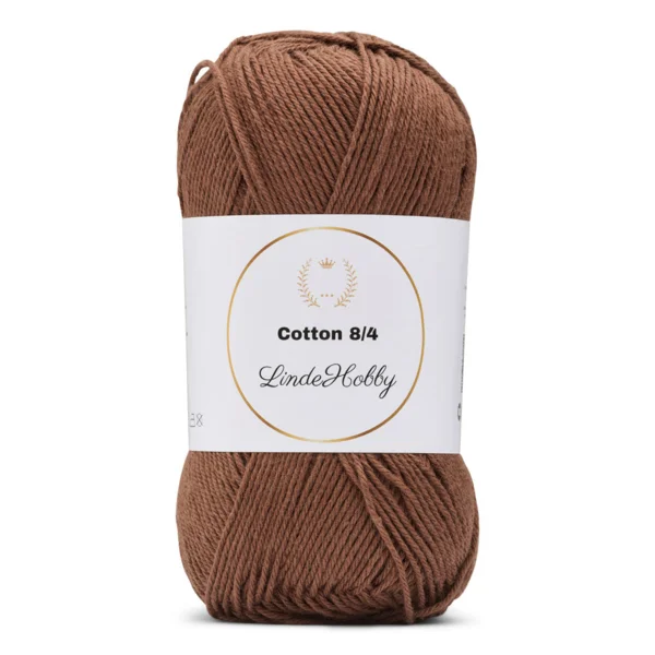 LindeHobby Cotton 8/4 034 Castagna