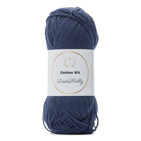 LindeHobby Cotton 8/4 008 Blu Bimbo