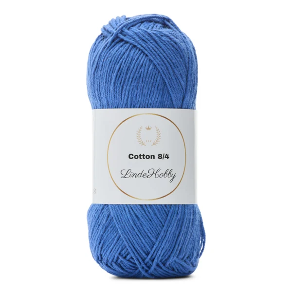 LindeHobby Cotton 8/4 014 Cobalto