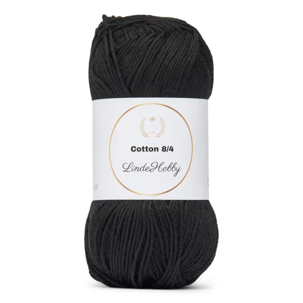 LindeHobby Cotton 8/4 108 Nero TX