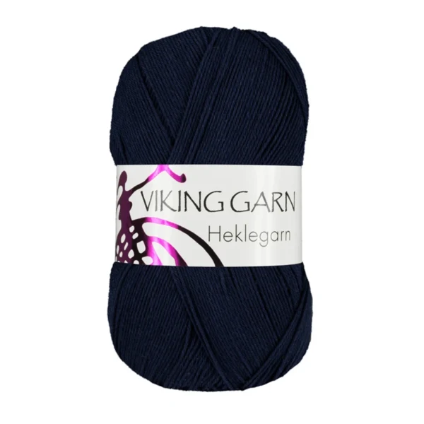 Viking Heklegarn 12/4 826 Bleu marine